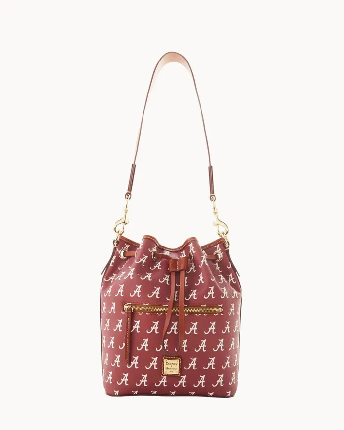 Collegiate University Of Alabama Drawstring U Of Alabama Women Dooney and Bourke Shoulder Bags Collegiate University Of Alabama Drawstring U Of Alabama Women Dooney and Bourke Shoulder Bags