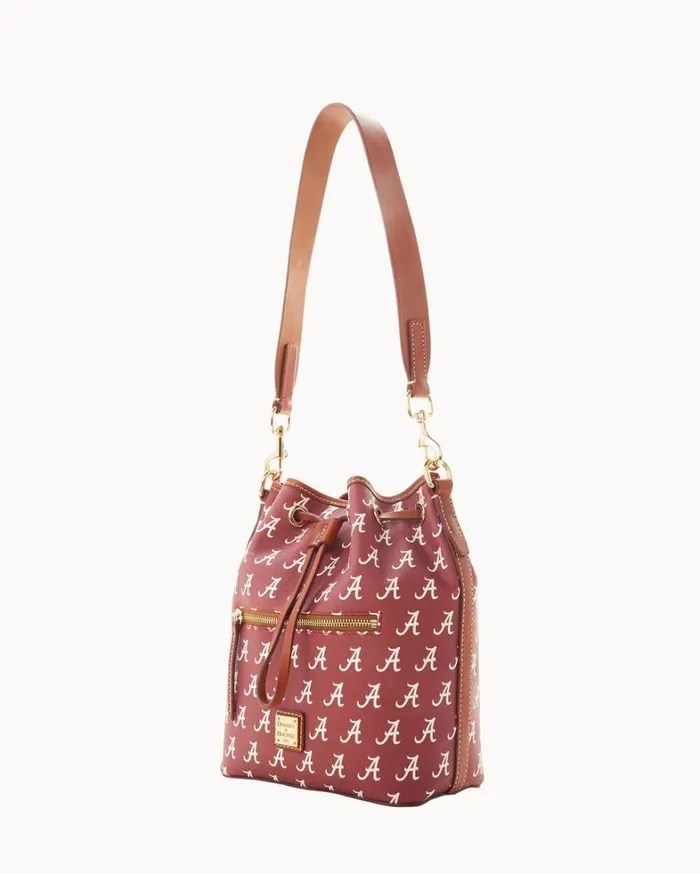 Collegiate University Of Alabama Drawstring U Of Alabama Women Dooney and Bourke Shoulder Bags Collegiate University Of Alabama Drawstring U Of Alabama Women Dooney and Bourke Shoulder Bags