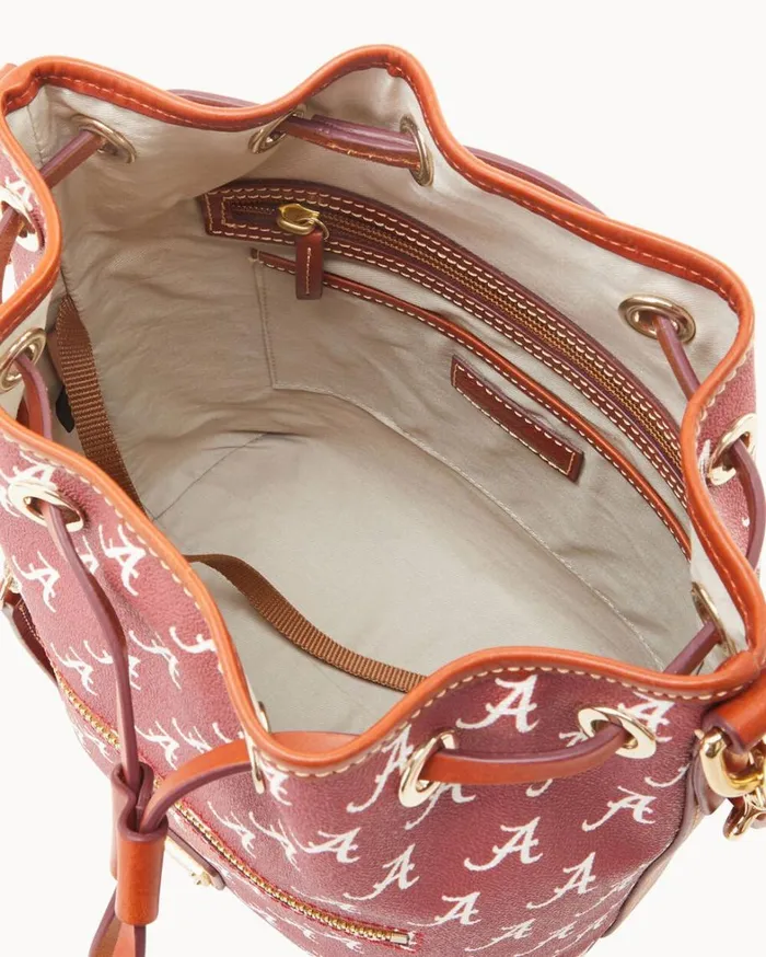 Collegiate University Of Alabama Drawstring U Of Alabama Women Dooney and Bourke Shoulder Bags Collegiate University Of Alabama Drawstring U Of Alabama Women Dooney and Bourke Shoulder Bags