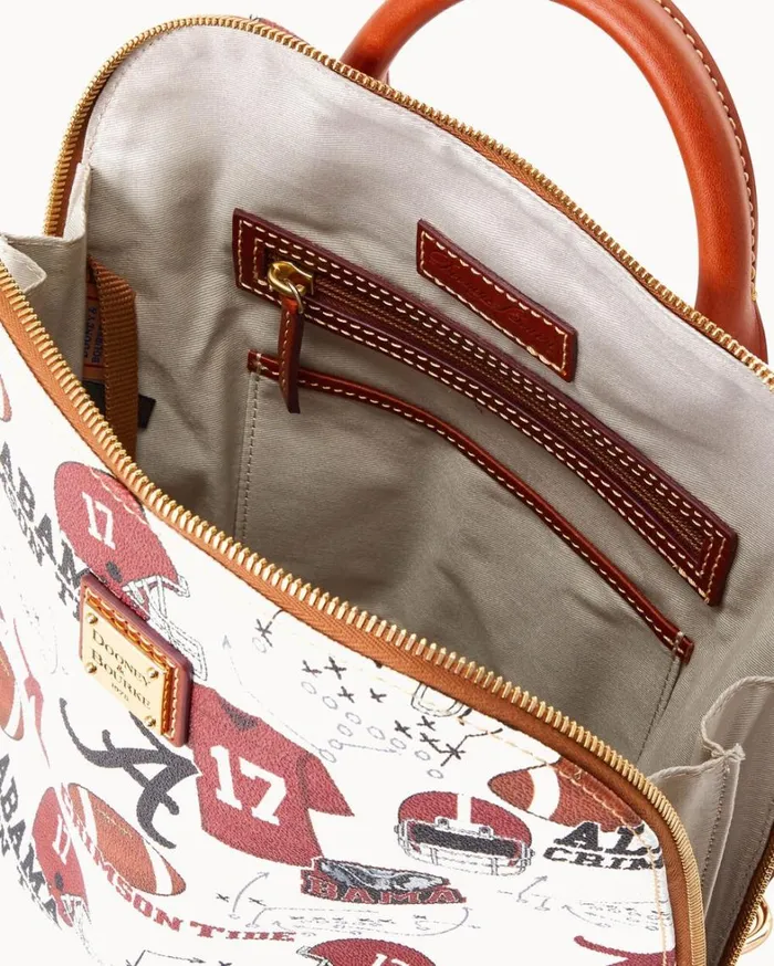 Collegiate University Of Alabama Zip Pod Backpack Alabama Women Dooney and Bourke Backpacks Collegiate University Of Alabama Zip Pod Backpack Alabama Women Dooney and Bourke Backpacks
