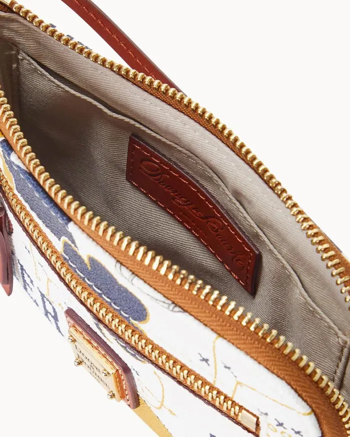 Collegiate University Of Notre Dame Zip Around Wristlet Notre Dame Women Dooney and Bourke Wallets Collegiate University Of Notre Dame Zip Around Wristlet Notre Dame Women Dooney and Bourke Wallets