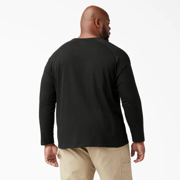 Cooling Long Sleeve Pocket TShirt Black Black bk Men Dickies Hi Vis Cooling Long Sleeve Pocket TShirt Black Black bk Men Dickies Hi Vis