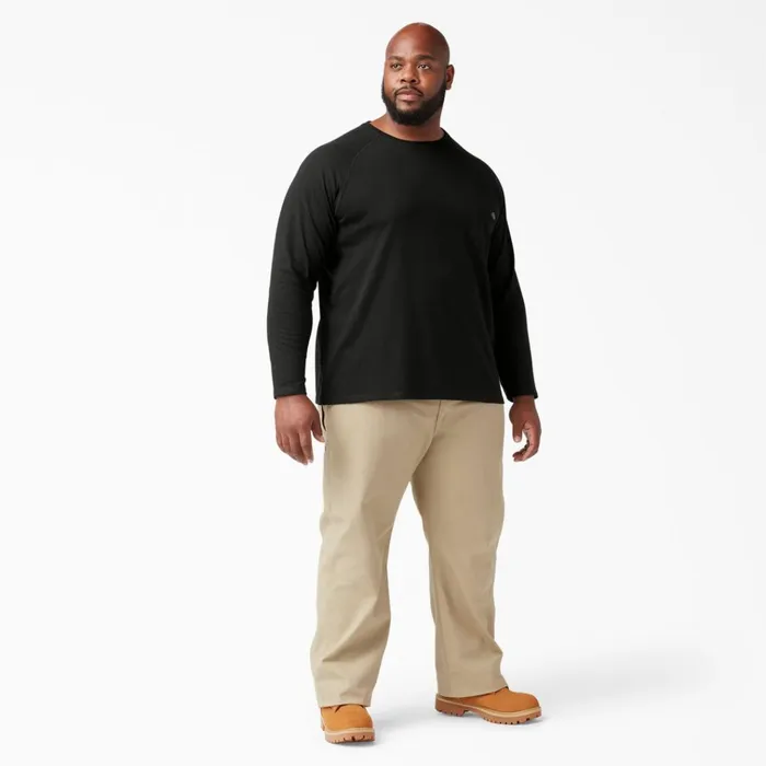 Cooling Long Sleeve Pocket TShirt Black Black bk Men Dickies Hi Vis Cooling Long Sleeve Pocket TShirt Black Black bk Men Dickies Hi Vis