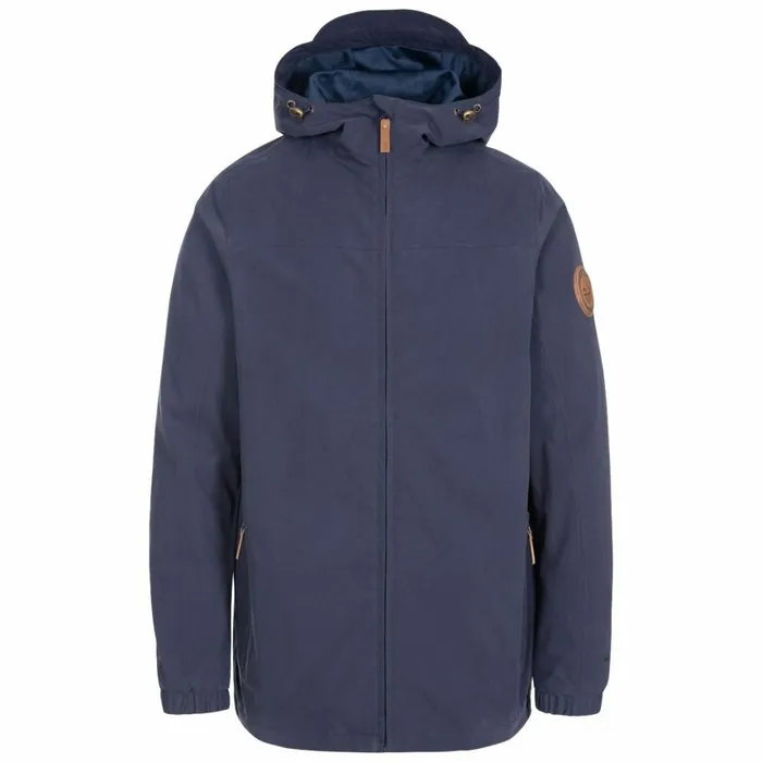Corrigan DLX Waterproof Jacket Navy Men Trespass Waterproof Jackets
