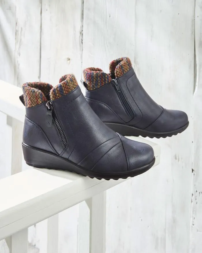 Cotton Traders Boots Flexisole Knitted Collar Boots 8211 Women