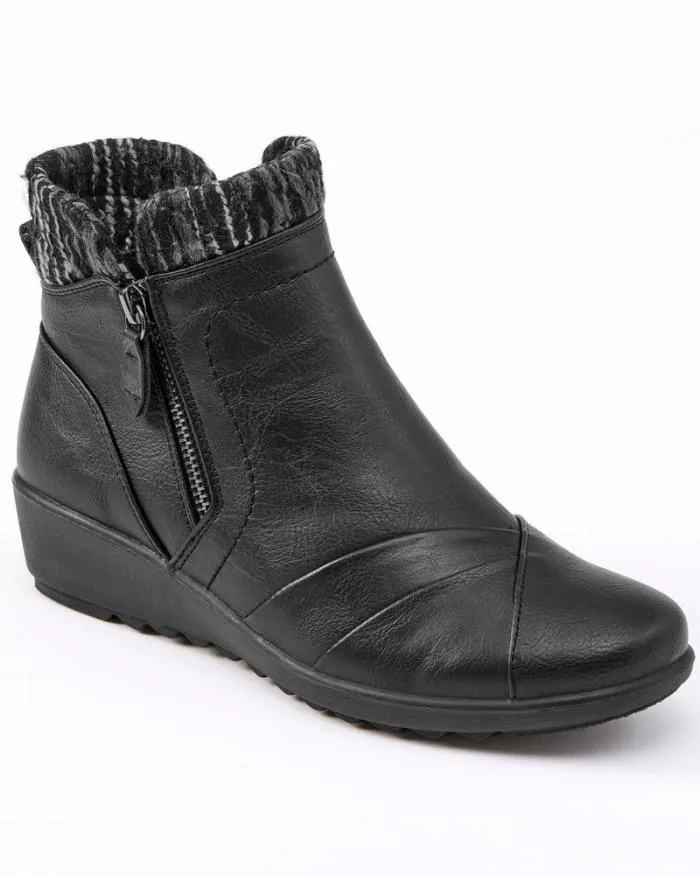 Cotton Traders Boots Flexisole Knitted Collar Boots 8211 Women
