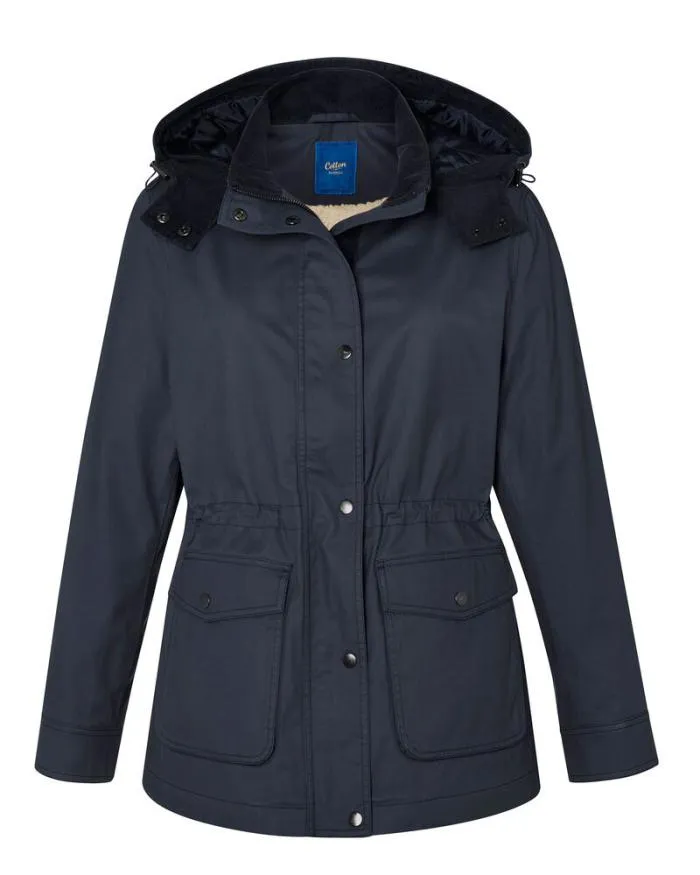 Cotton Traders Coats and Jackets Country Borg Fleece Lined Coat 8211 Women