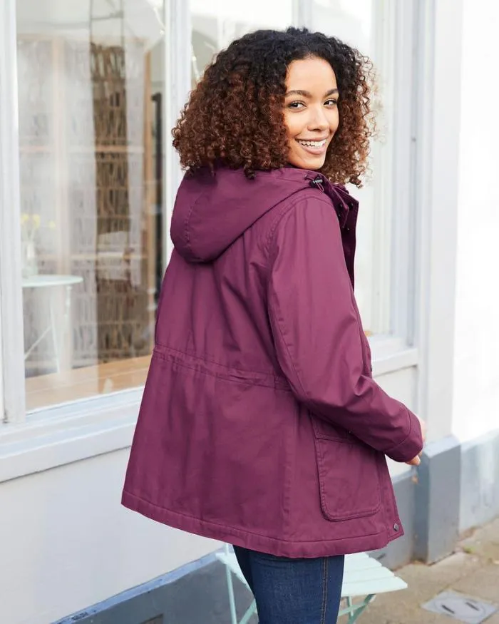 Cotton Traders Coats and Jackets Country Borg Fleece Lined Coat 8211 Women