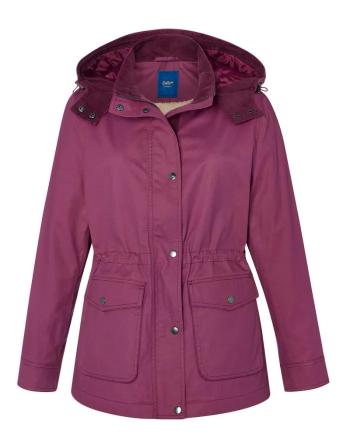 Cotton Traders Coats and Jackets Country Borg Fleece Lined Coat 8211 Women