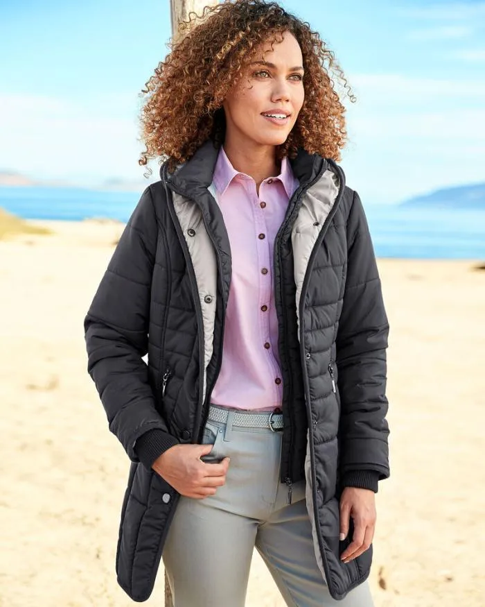 Cotton Traders Coats and Jackets Padded Hooded Coat 8211 Women