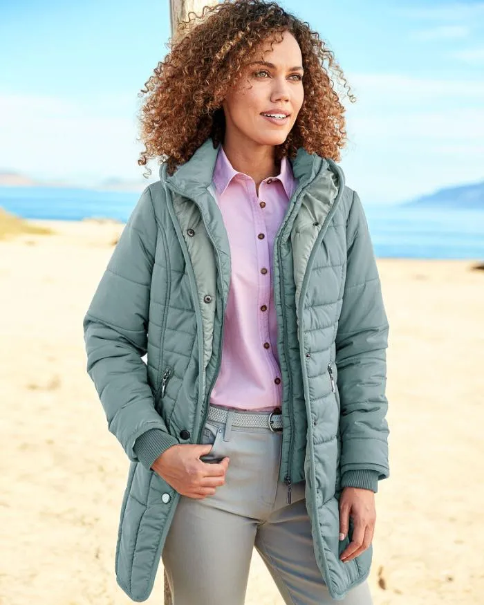 Cotton Traders Coats and Jackets Padded Hooded Coat 8211 Women