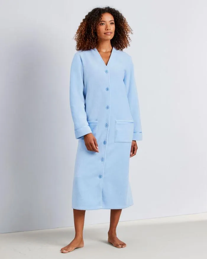 Cotton Traders Fleece Fleece Dressing Gown 8211 Women