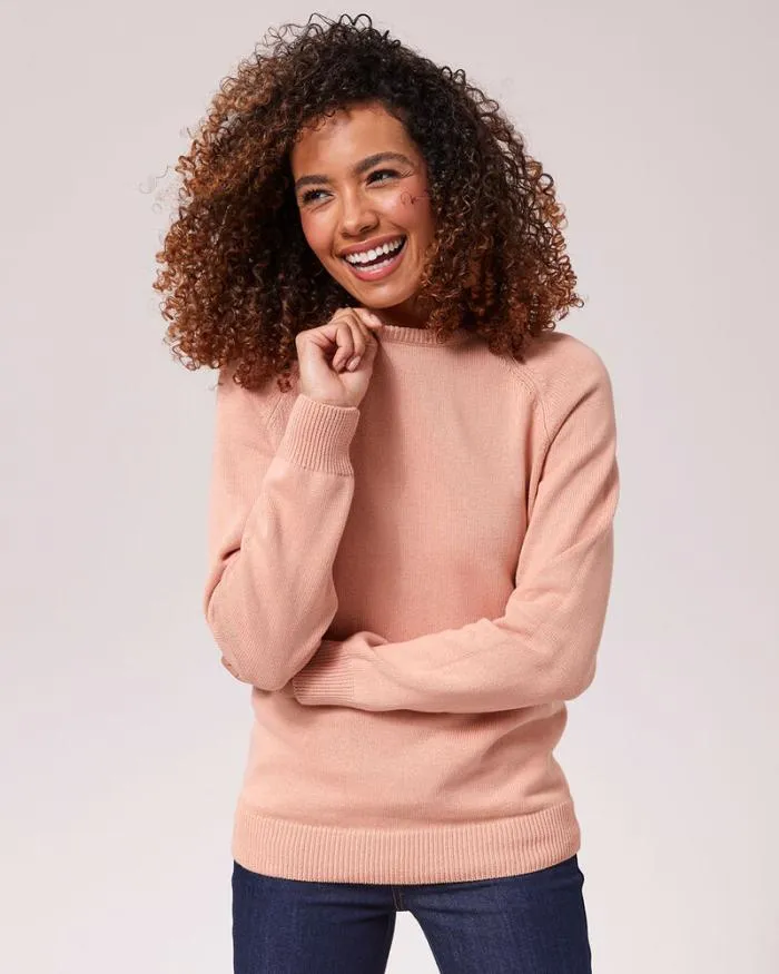 Cotton Traders Knitwear Essential Cotton Crew Neck Jumper 8211 Women
