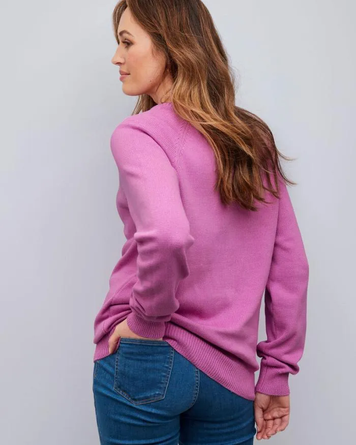 Cotton Traders Knitwear Favourite Crew Neck Cotton Jumper 8211 Women