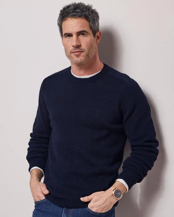 Cotton Traders Knitwear LambswoolRich Jumper 8211 Men