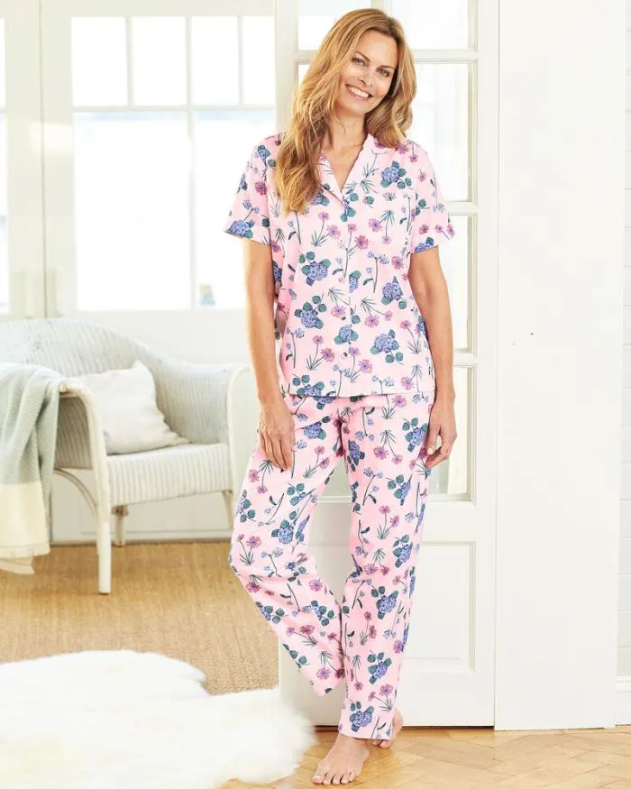 Cotton Traders Nightwear Woven Pyjama Set 8211 Women