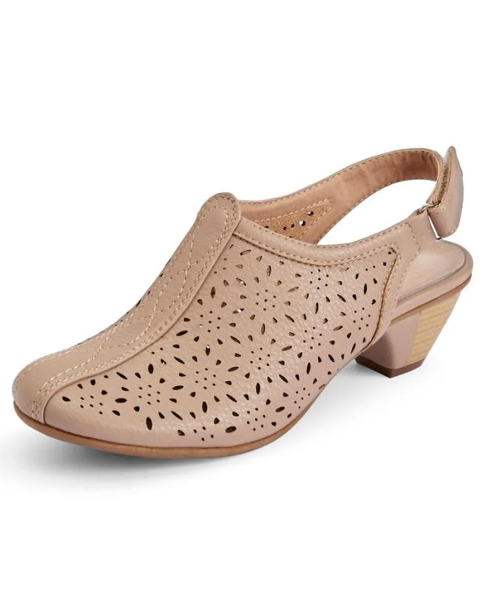 Cotton Traders Sandals Heeled Cutwork Sandals 8211 Women