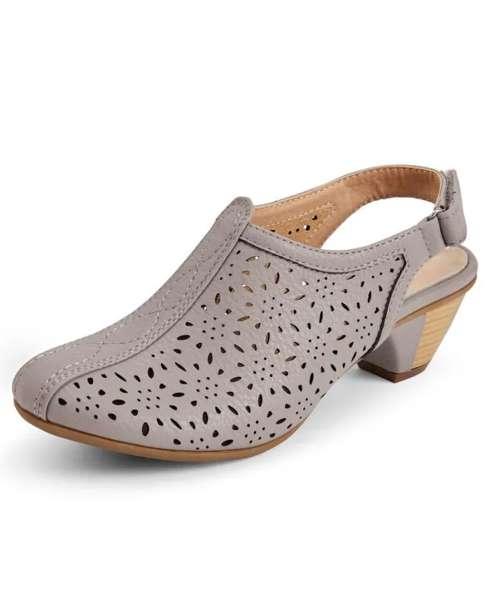 Cotton Traders Sandals Heeled Cutwork Sandals 8211 Women