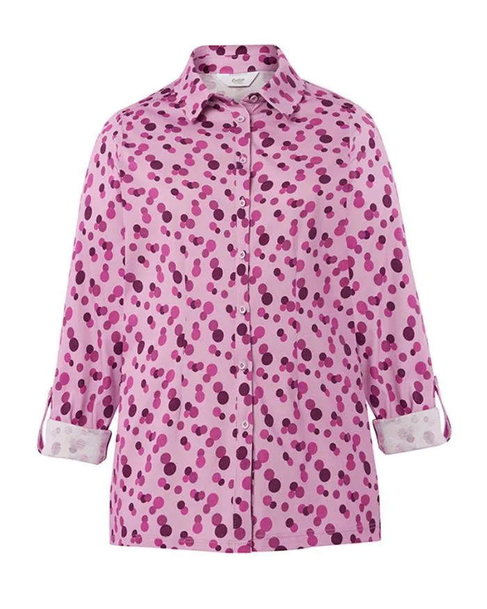 Cotton Traders Shirts and Blouses Jolie Long Sleeve Print Jersey Shirt 8211 Women