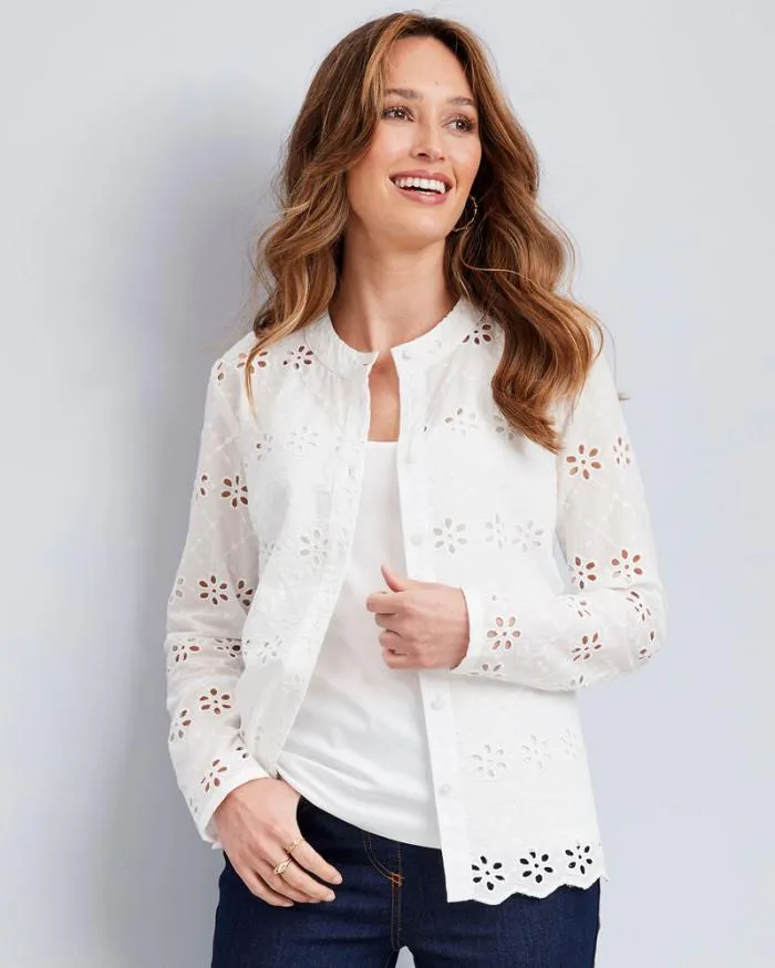 Cotton Traders Shirts and Blouses Paloma Broderie Lace Blouse and Cami 8211 Women Cotton Traders Shirts and Blouses Paloma Broderie Lace Blouse and Cami 8211 Women