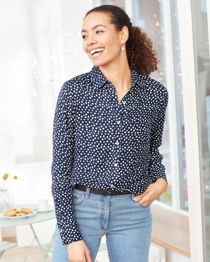 Cotton Traders Shirts and Blouses Petunia Long Sleeve Printed Shirt 8211 Women Cotton Traders Shirts and Blouses Petunia Long Sleeve Printed Shirt 8211 Women