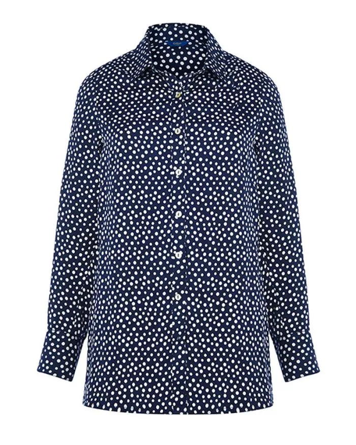 Cotton Traders Shirts and Blouses Petunia Long Sleeve Printed Shirt 8211 Women