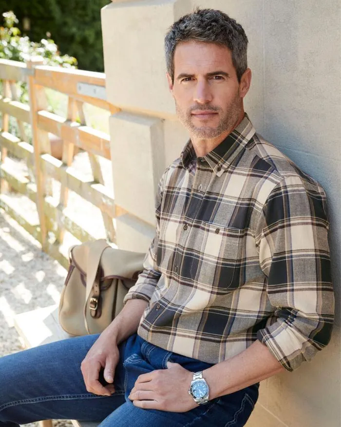 Cotton Traders Shirts Flannel Check Shirt 8211 Men