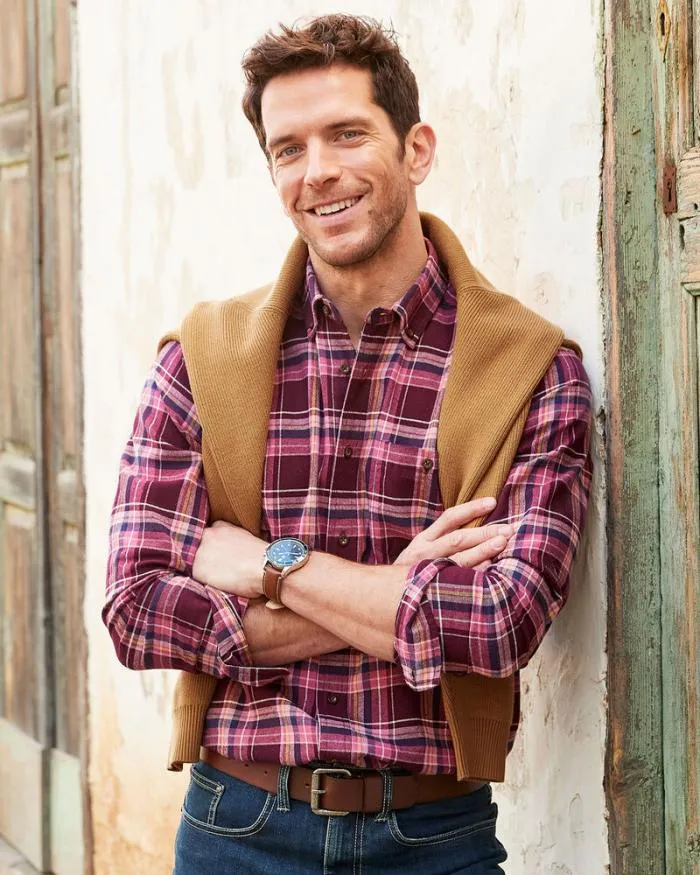 Cotton Traders Shirts Flannel Check Shirt 8211 Men
