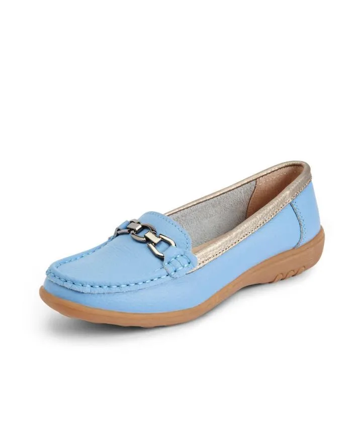 Cotton Traders Shoes Leather Ring Loafers 8211 Women