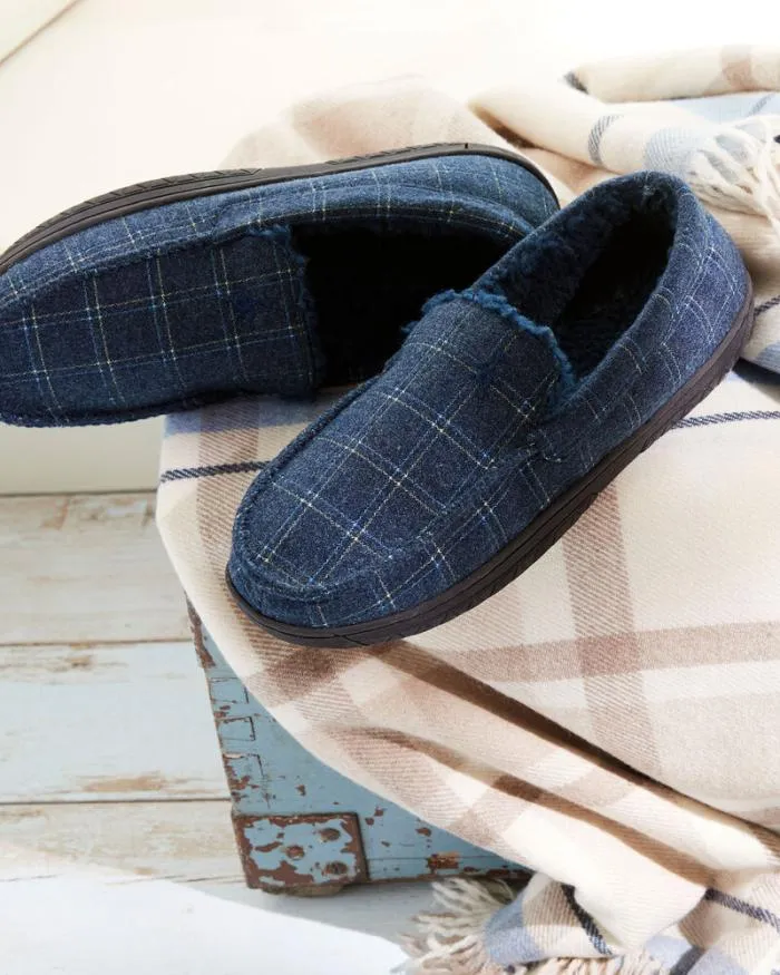 Cotton Traders Slippers Classic Check Slippers 8211 Men