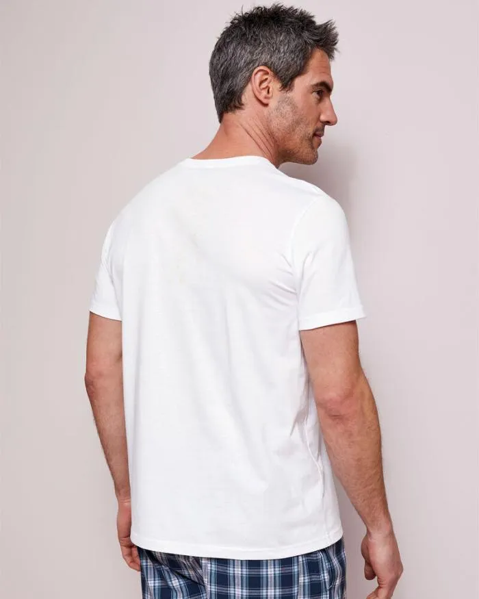 Cotton Traders Tops and TShirts 3 Pack Short Sleeve Grandad Tops 8211 Men