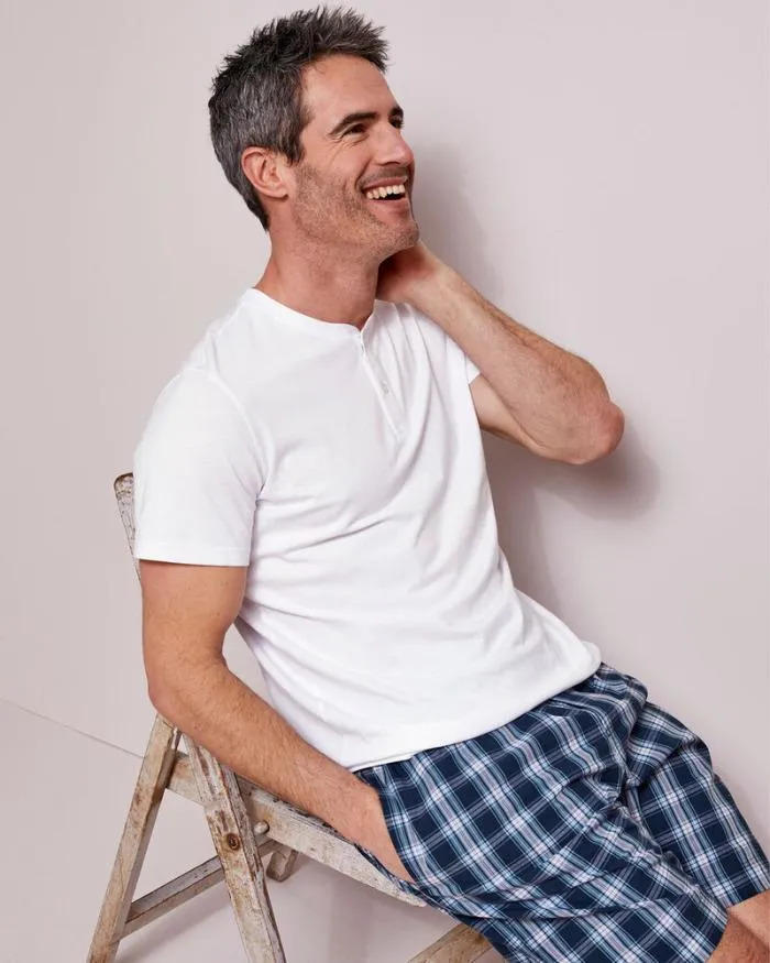 Cotton Traders Tops and TShirts 3 Pack Short Sleeve Grandad Tops 8211 Men