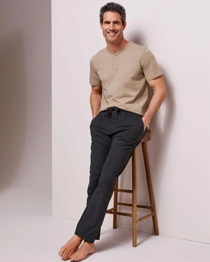 Cotton Traders Tops and TShirts 3 Pack Short Sleeve Grandad Tops 8211 Men