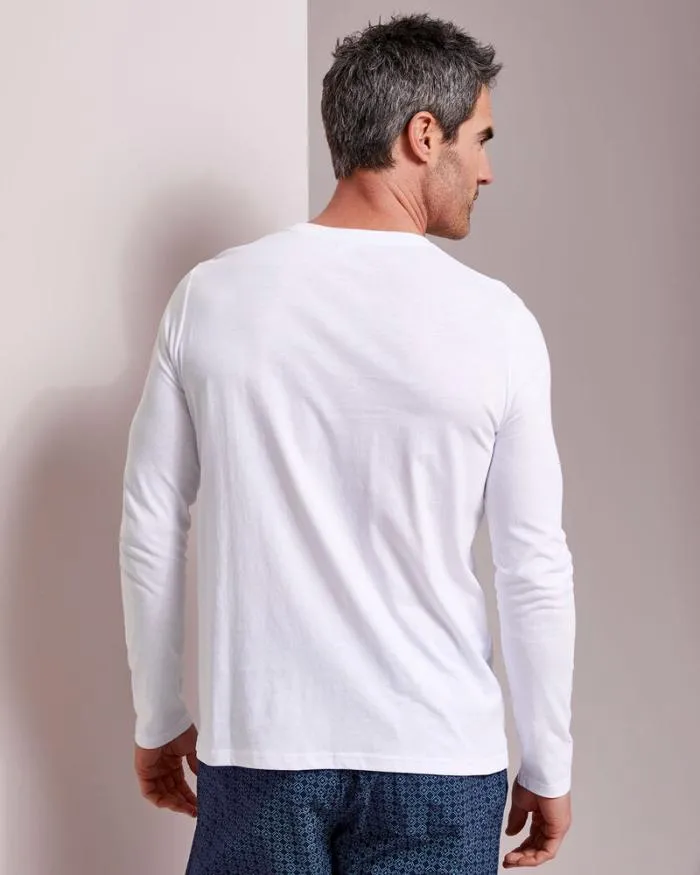 Cotton Traders Tops and TShirts 5 Pack Long Sleeve Vests 8211 Men