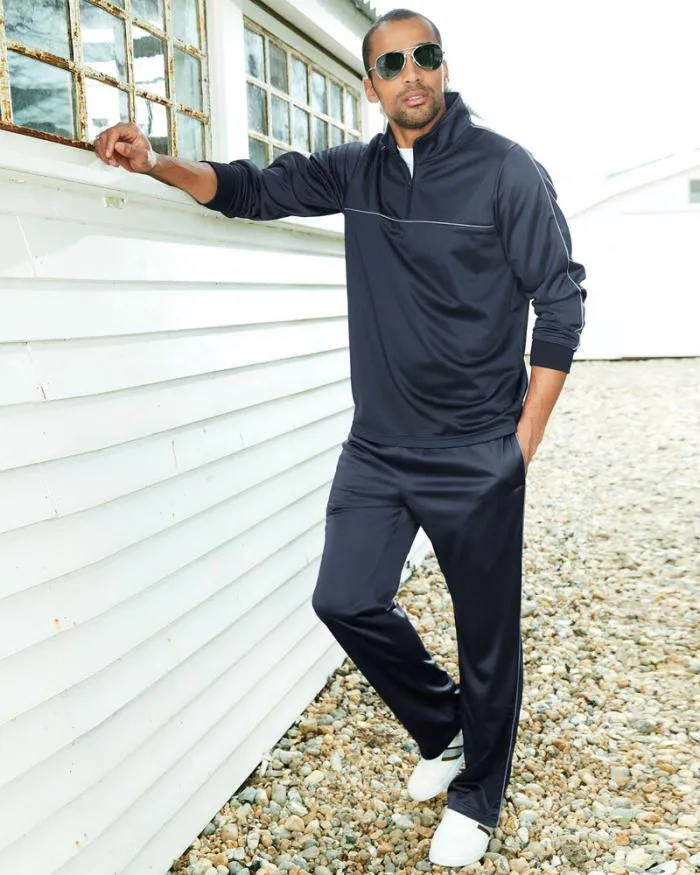Cotton Traders Tops and TShirts Half Zip Active Track Top 8211 Men