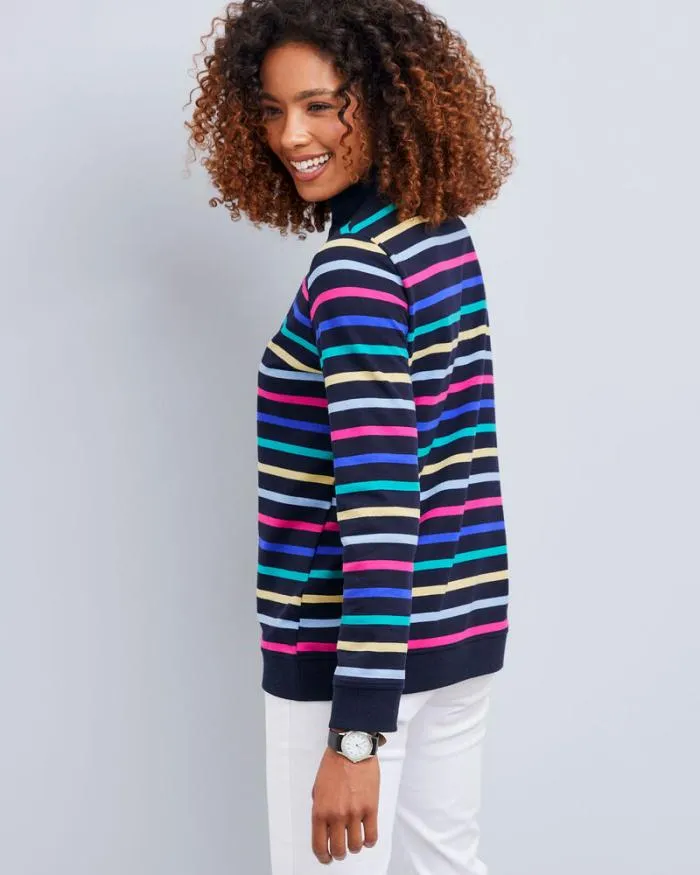 Cotton Traders Tops and TShirts Weekend Zip Neck Sweatshirt 8211 Women
