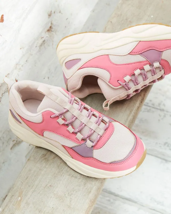Cotton Traders Trainers LaceUp Colour Block Trainers 8211 Women