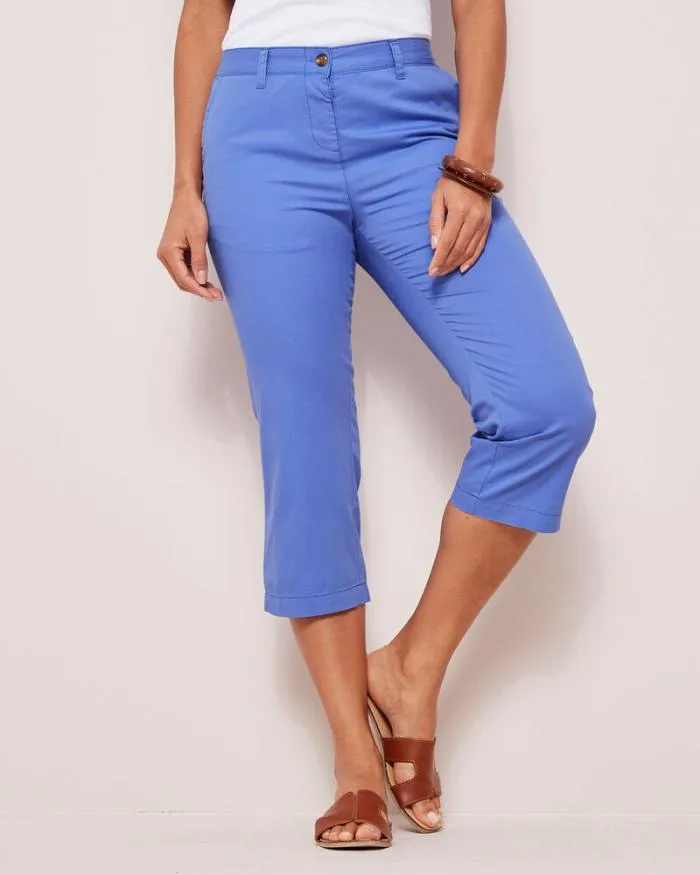 Cotton Traders Trousers Everyday StraightLeg Crop Trousers 8211 Women