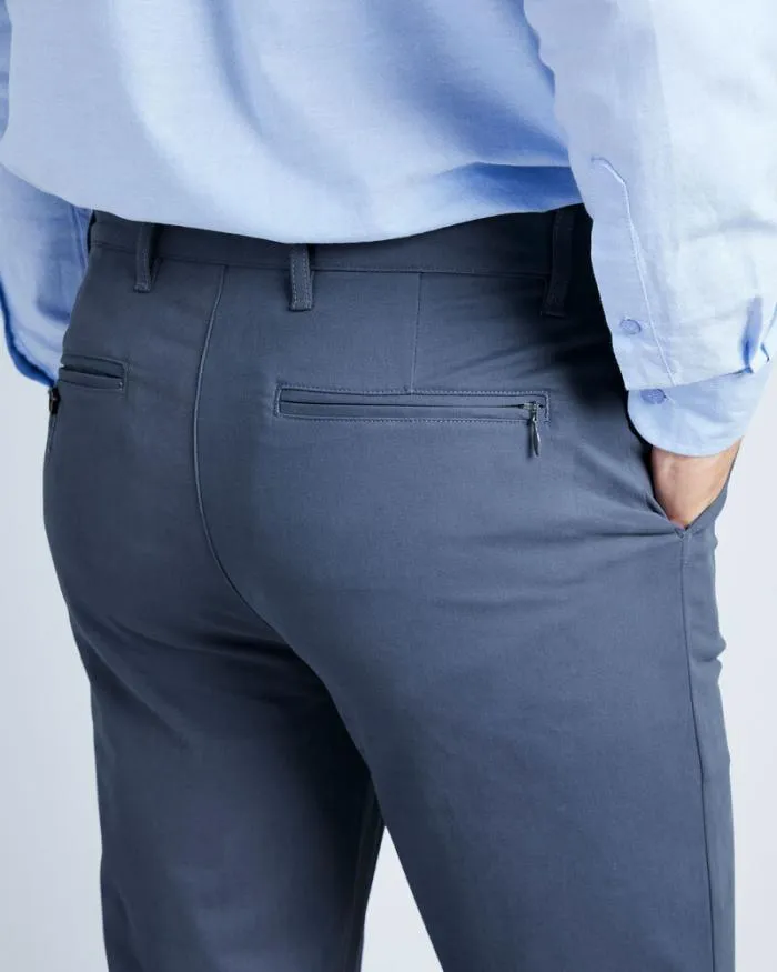 Cotton Traders Trousers Flat Front Wrinkle Free Stretch Chino Trousers 8211 Men