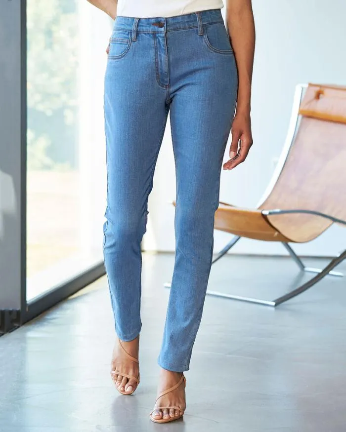 Cotton Traders Trousers Lottie Relaxed Slim Leg Jeans 8211 Women