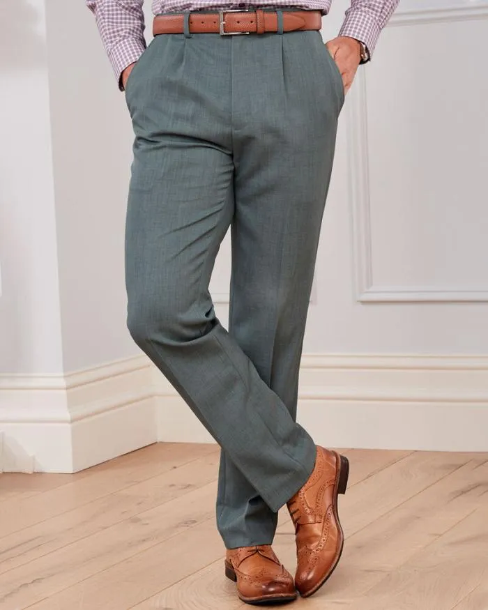 Cotton Traders Trousers Pleat Front Supreme Trousers 8211 Men