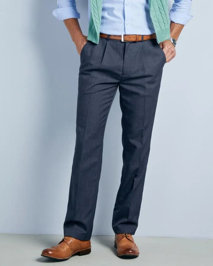 Cotton Traders Trousers Pleat Front Supreme Trousers 8211 Men