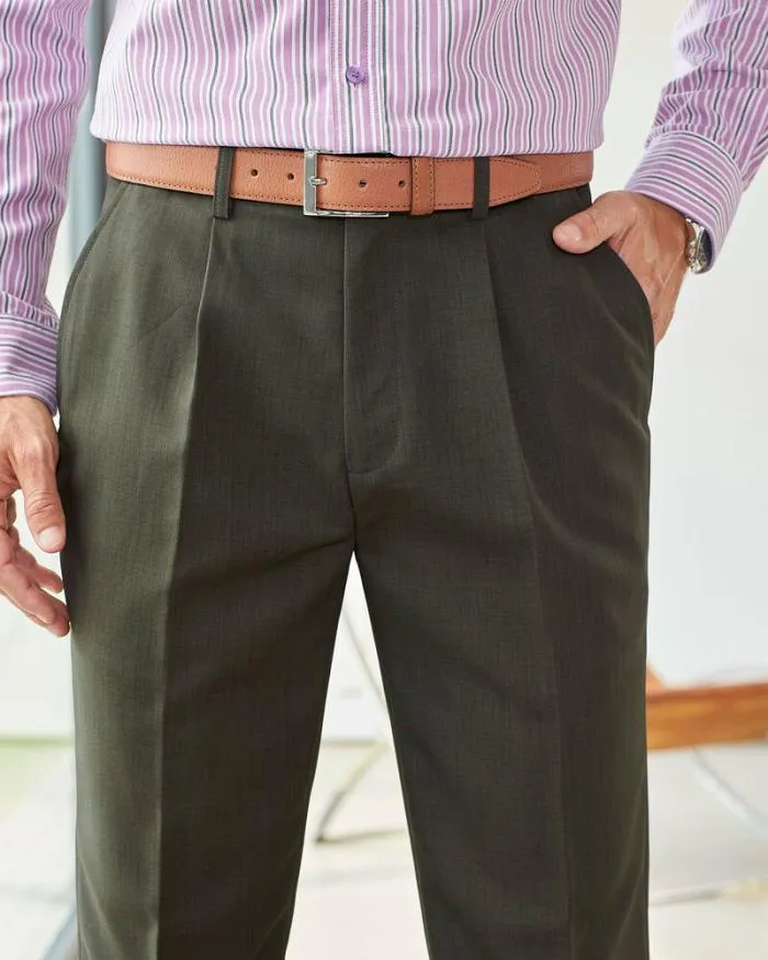 Cotton Traders Trousers Pleat Front Supreme Trousers 8211 Men