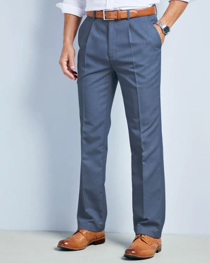 Cotton Traders Trousers Pleat Front Supreme Trousers 8211 Men