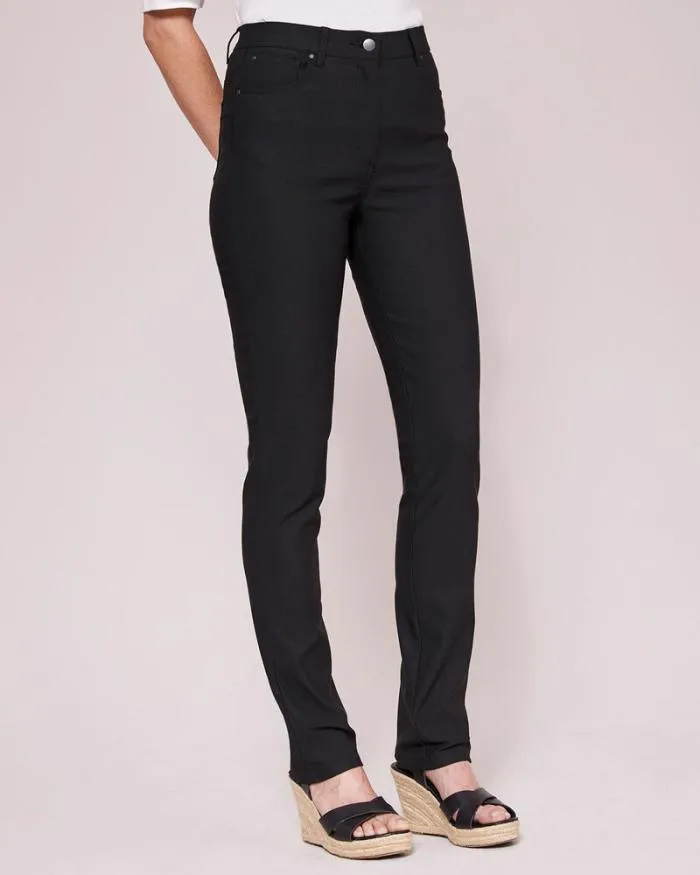 Cotton Traders Trousers Stretch StraightLeg Trousers 8211 Women