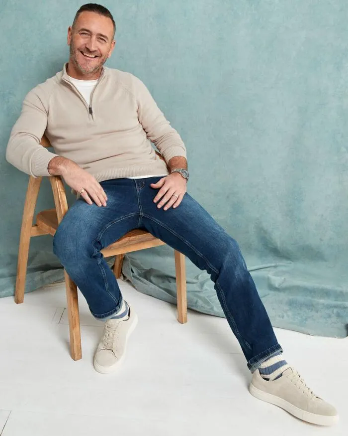 Cotton Traders Trousers Ultimate 4Way Stretch Straight Fit Jeans 8211 Men