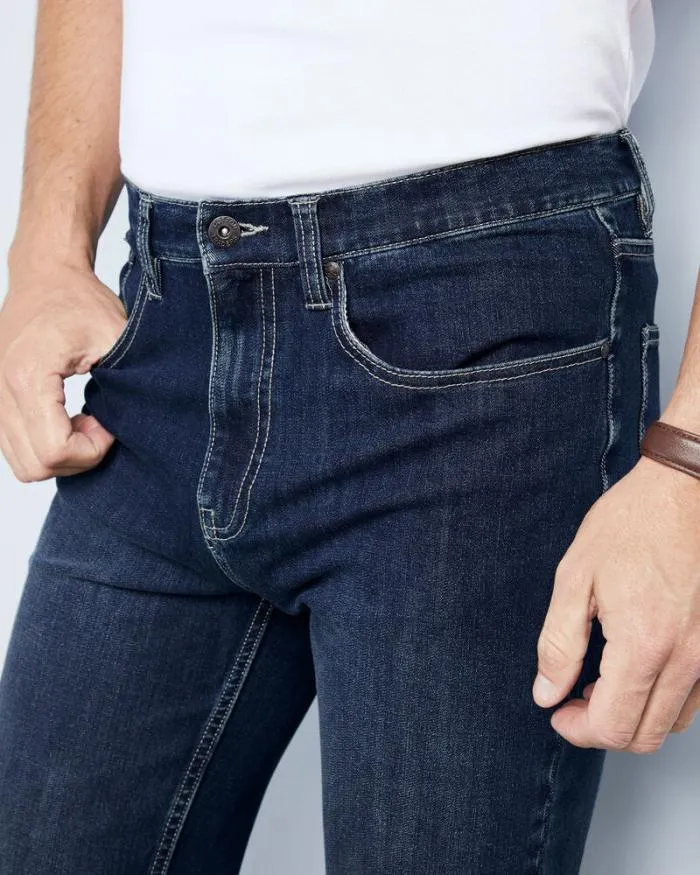 Cotton Traders Trousers Ultimate 4Way Stretch Straight Fit Jeans 8211 Men