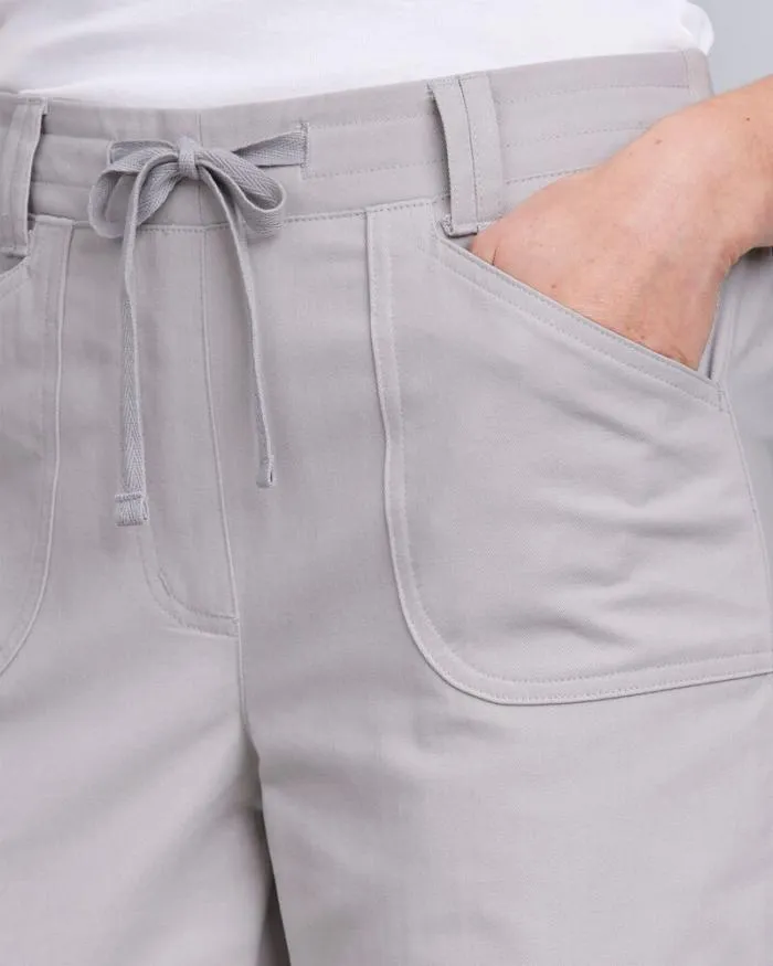 Cotton Traders Trousers Wrinkle Free PullOn Crop Trousers 8211 Women