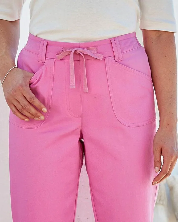 Cotton Traders Trousers Wrinkle Free PullOn Crop Trousers 8211 Women