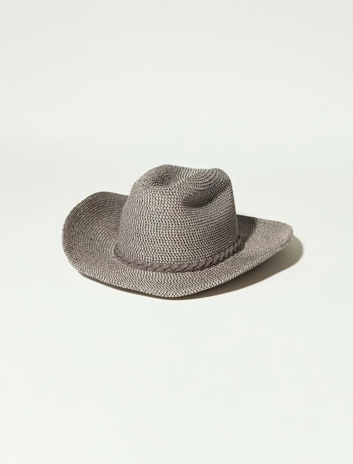 Cowboy Hat Medium Grey Women Lucky Brand Hats